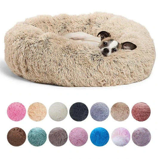 Super Soft Plush Bed for Large Dogs & Cats, Winter Warmth, Cozy Sleeping House