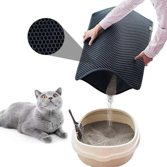 EVA Double Layer Cat Litter Mat & Sand Catcher Pet Mat