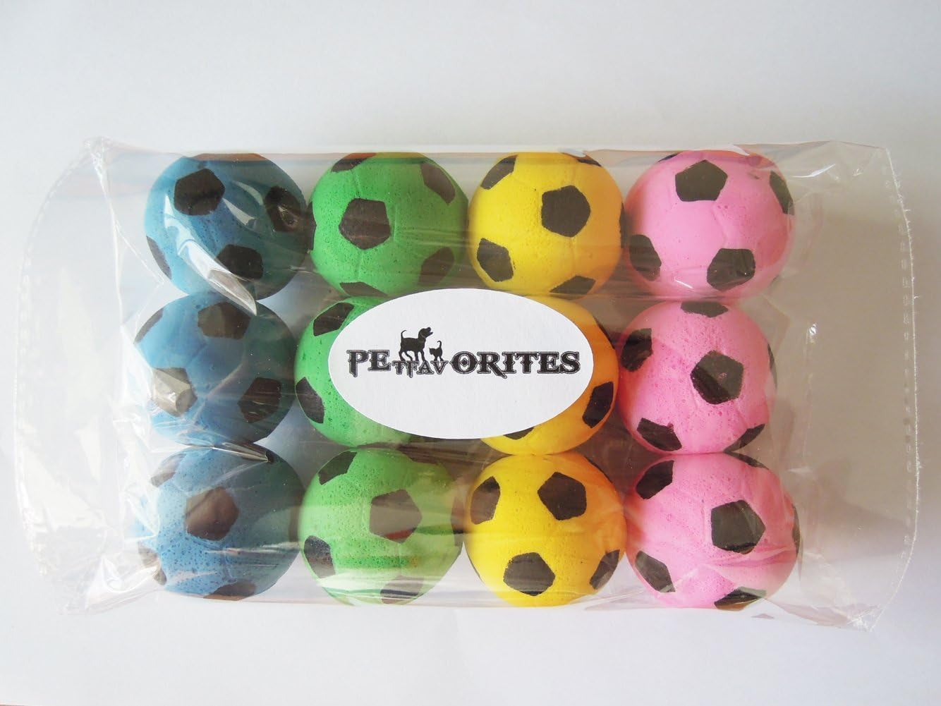 Professional Foam Soccer Balls for Cats - Set of 12