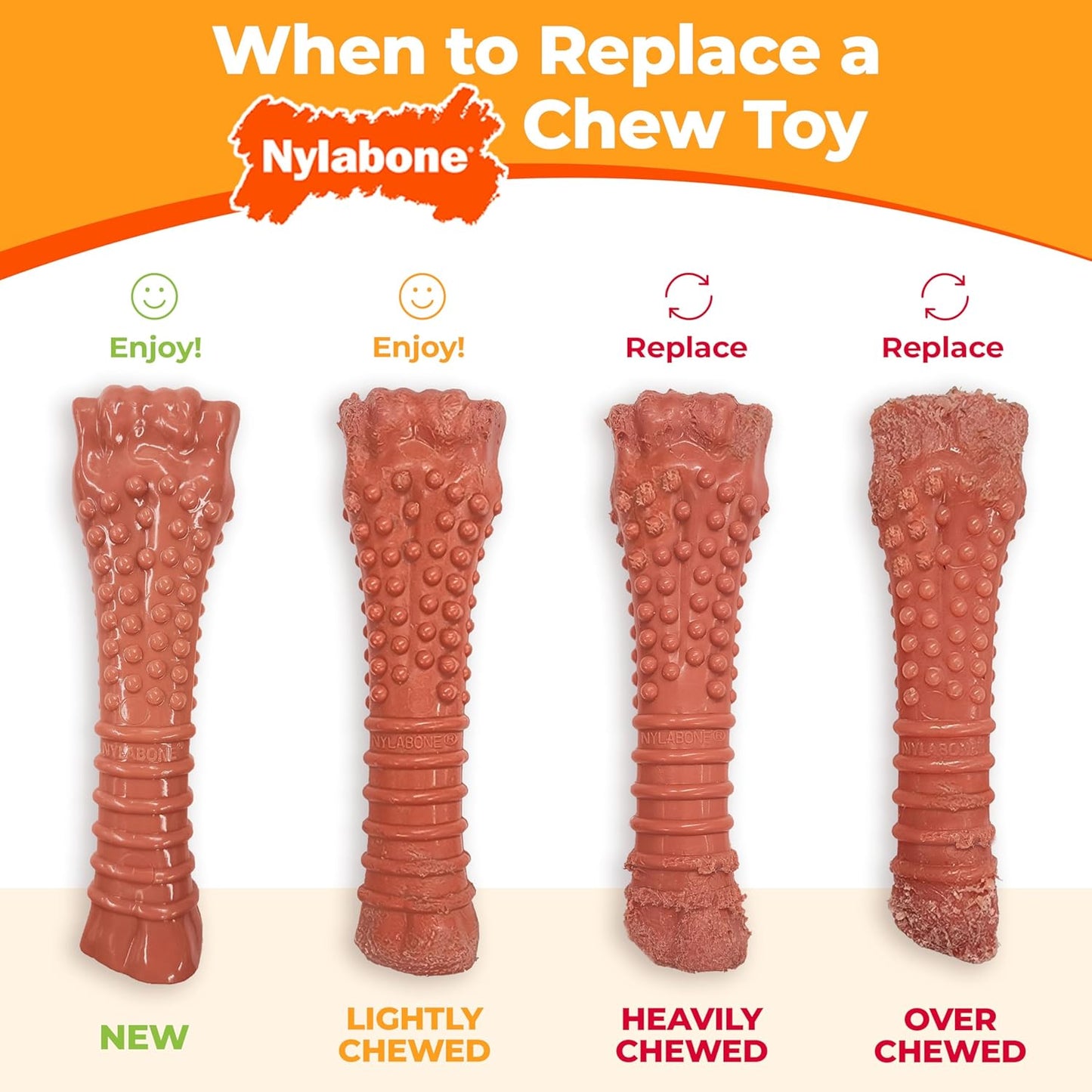 Double Action Bacon Flavor Power Chew Toy for Aggressive Chewers - X-Large (50+ lbs)